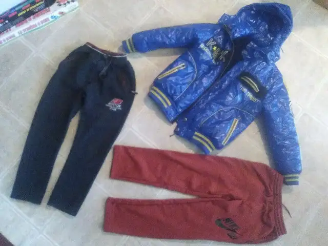 kids winter jackets, snow pants, hats -- size 10-12 in Kids & Youth in Calgary - Image 2