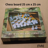 Chessplay - Glass Chessplay, 11 x 11 Inch Chessboard
