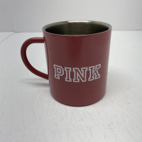 Victoria secret Pink puppy logo stainless steel mug 