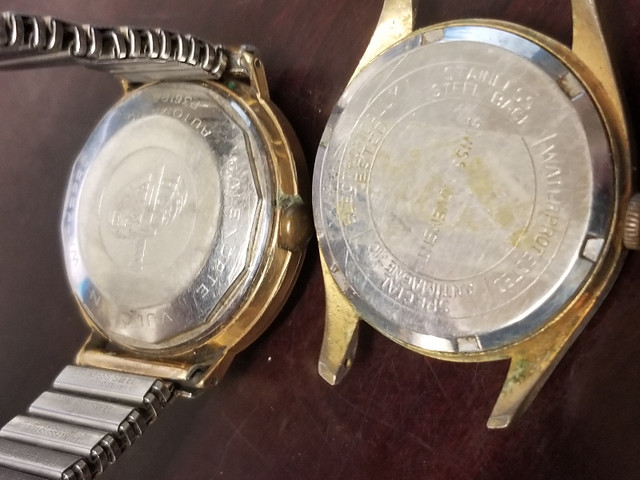 2 Vintage Mens Wrist Watches. Vulcain Calendate & Sea Diver in Arts & Collectibles in Bedford - Image 4