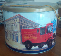 Large Round Tin, la Torinese, Panettone Charlotte, Nice Graphics