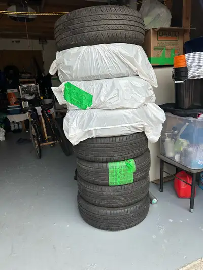 2 sets of summer tires, 2 years old, coming off of a 2024 Mazda CX5 and a 2024 RAV4 located in Ajax....