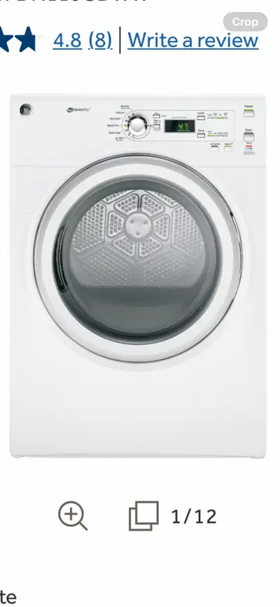 Brand new GE 7.0 cu.ft. Capacity Gas Dryer GFMN110GDWW, View more
