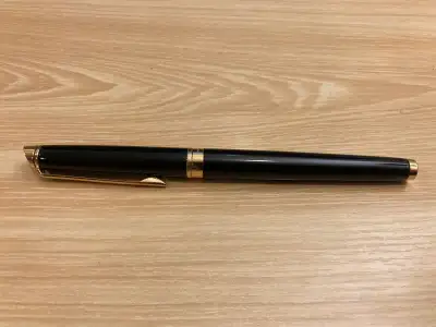 Fountain Pen, Waterman Hemisphere, black, M-nib, used, View more