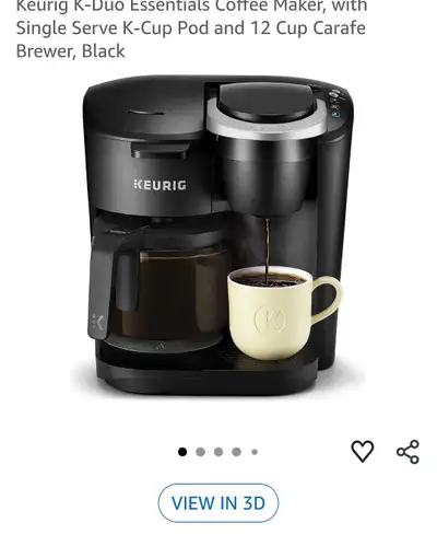 Keurig Duo 2-in-1 K Cup & 12 cup Coffee Maker , View more