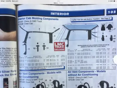 Passenger side panels for Square Body C10 ‘’73-‘87 Found full NOS so replacing, but these are in exc...