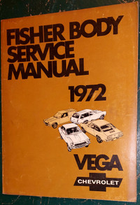72 Vega Fisher Body Shop Manual