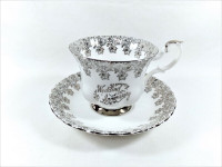 Royal Albert Bone China TEACUP & SAUCER Wedding Anniversary