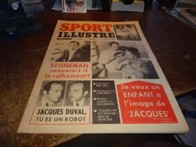 sports illustrés 1969 hockey wrestling montreal canadiens mtl ex, View more
