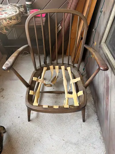 Ercol chair for restoration, View more