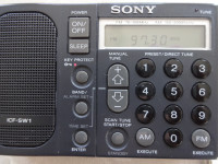 Sony ICF-SW1 Vintage Rare/FM Stereo /LW /MW/SW Radio for sale
