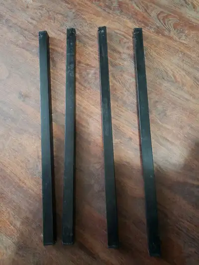 Table Legs - Metal - Black - Set of 4, View more