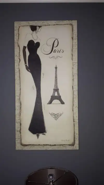 Set of 2 Paris wall picture , View more