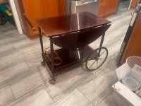 Antique Folding Bar / Tea Cart