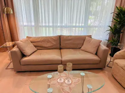 FREE Leather sofa, View more