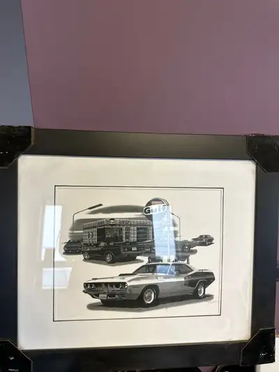 Various muscle car and exotic car prints Brand new