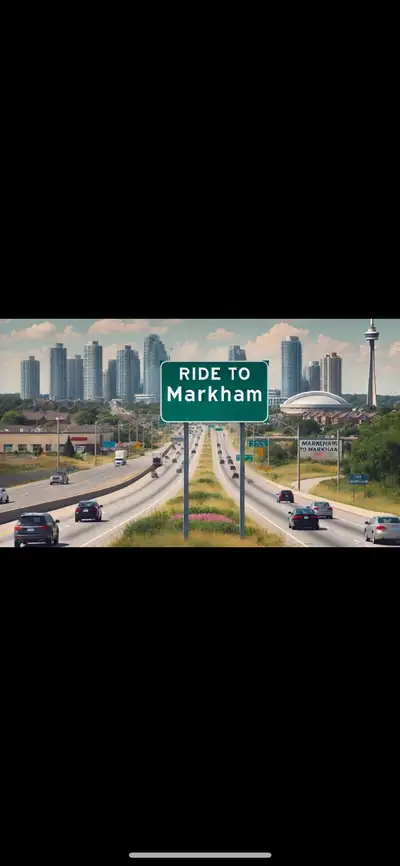 Ride available tomorrow morning pick up from brampton and drop off Vaughan, Richmond hill or Markam.