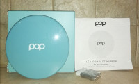 LED Compact Mirror by POP SONIC (Blue)