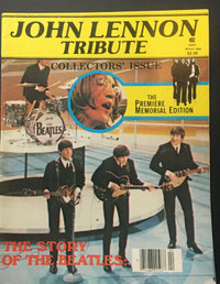 JOHN LENNON TRIBUTE 1980, Collector's Issue,The Story of Beatles