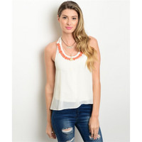 IVORY CORAL TOP