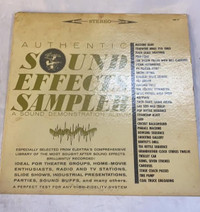 "AUTHENTIC SOUND EFFECTS SAMPLER" - Electra LP - Circa 1960's