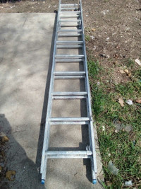 Aluminum 20 ft extension ladder ex cond