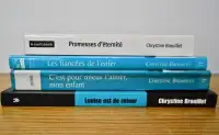 Livres romans de Chrystine Brouillet à $3.00 chacun