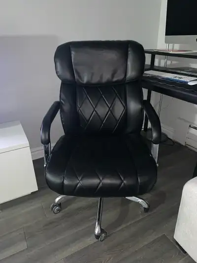 See the pictures! Lazyboy Quilted Executive Office Chair Recliner with Lumbar Support and Adjustable...