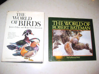 2 Nature Books The World Of Robert Bateman + World Of Birds