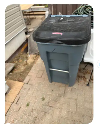 2 —65 GALLON BRUTE CONTAiNERS w/WHEELS, View more