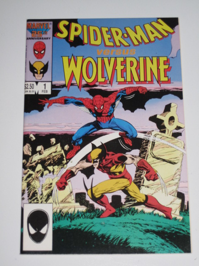 Marvel Comics Spider-Man versus Wolverine#1 comic book, View more