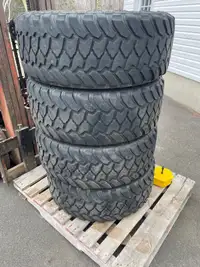 35x12.5x20 M/T tires for sale.