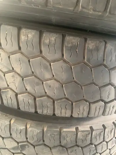 11R22.5 Semi truck tires. All them good shap . No patches or any repairs. 35% to 40% Left. $900 for...