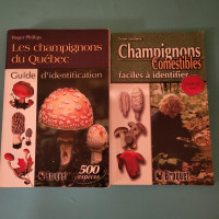 2 livres sur les champignons du Québec