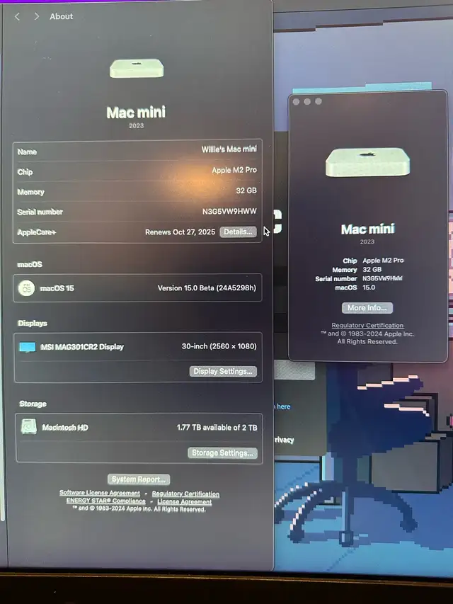 ⭐️ Mac Mini M2 Pro — 45% OFF — FREE STAND — 32GB RAM 2TB Storage in Desktop Computers in Markham / York Region - Image 4