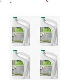 **NEW NEVER USED** iRobot BONA HARD-SURFACE CLEANER 4-PACK $60