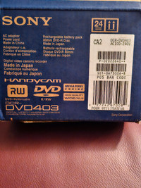 Sony DCR-DVD 403 digital video camera recorder (BRAND NEW) Japan