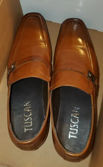 Tuscan Mens Dress Shoes in Light Brown - Size 41 - Great Shape, View more