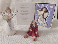 Set of Collectibles: Kneeded Friend/Angel/Heart Warmer Godmother