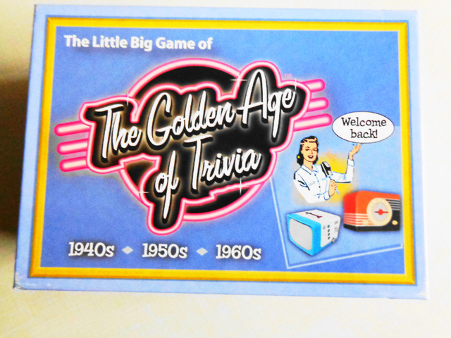 RARE !  LIKE NEW !   THE GOLDEN AGE OF TRIVIA GAME in Toys & Games in Guelph