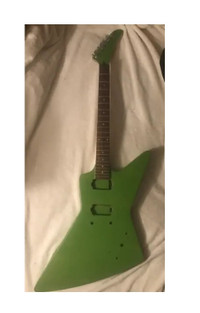EXPLORER STYLE -GUITAR  PROJECT FOR SALE - -AS-IS