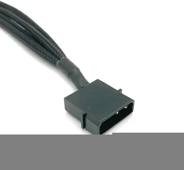 4-pin Molex to 4 x 3/4-pin 12V PC case Fan Adapter Cable for PC in Cables & Connectors in City of Toronto - Image 4