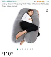 Meiz Unique U-Shaped Pregnancy Pillow