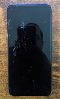 Google Pixel 5 - with broken glass, works fine otherwise