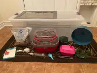 Large home for small pet + accessories 
