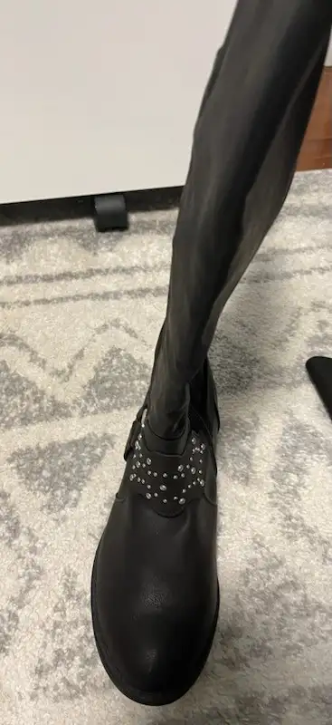 Never worn, brand new women's boots. Size 9, black, wide calf. Paid $169.99 plus tax.