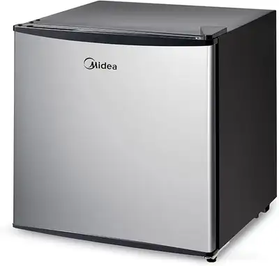 Midea Compact Refrigerator, 1.6 cu ft, Single Door, Adjustable, View more