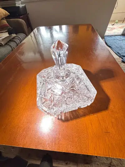 Crystal Candy Dish and Decanter , View more