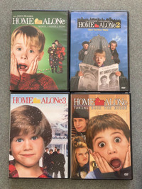 Home Alone 1 2 3 4 Christmas DVDs EUC Lost in New York Taking 