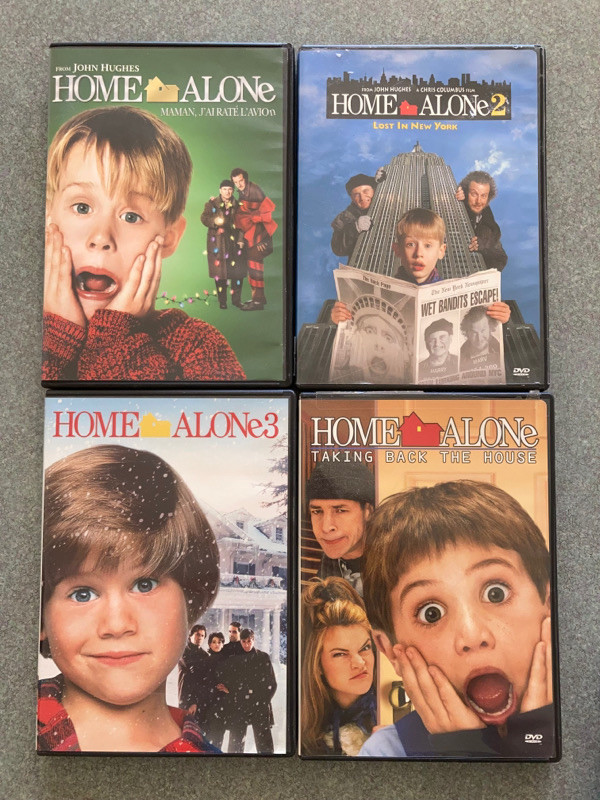 Home Alone 1 2 3 4 Christmas DVDs EUC Lost in New York Taking  in CDs, DVDs & Blu-ray in La Ronge